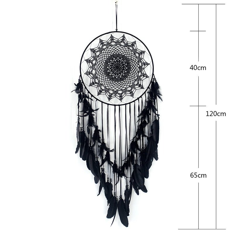 Black Bohemian Dream Catcher | 65CM