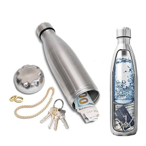 750ml Water Bottle With Secret Compartment | Hidden Stash Can