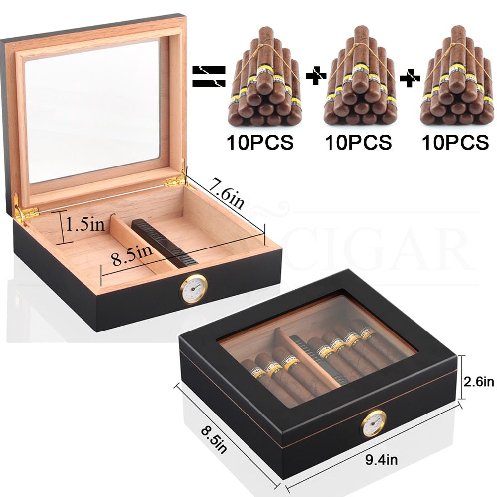 Portable Cigar Travel Humidor Box