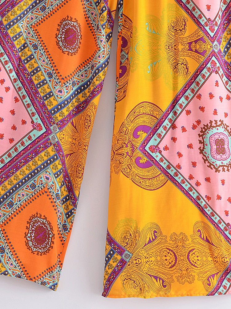 Women's Funky Long Hippie Pants | Loose Fit | S-L