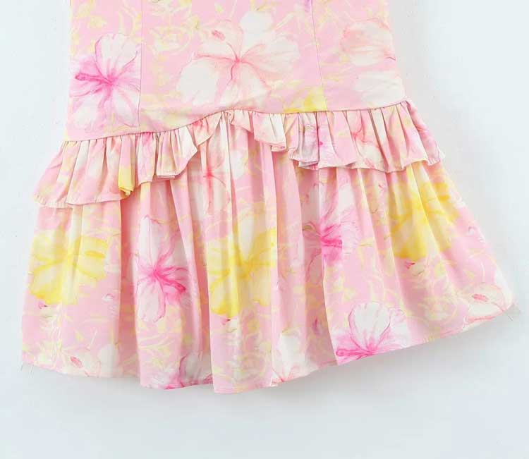 Hippie Summer Dress | 60's Flower Child Slim Fit | S-L