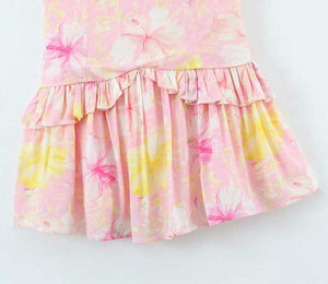 Hippie Summer Dress | 60's Flower Child Slim Fit | S-L