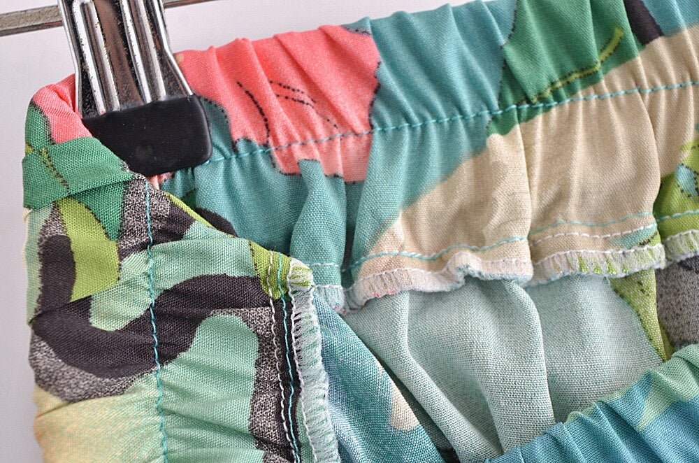 Crane Styled Bohemian Happy Shorts | Elastic Waist | S-L