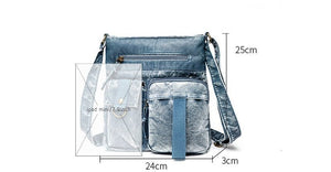 Multi-pocket Boho Hobo Fashion Shoulder Bag - Various Colours