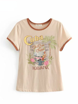 Cool Women's Hippie Boho Shirt - Cuba Havana | S-L