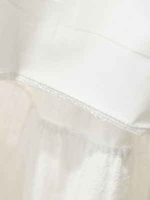 White Hippie Linen Cotton Beach Dress | Bohemian Flow | Free Size