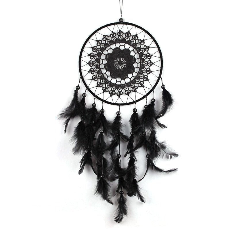 Beautiful Black Mandala Dream Catcher