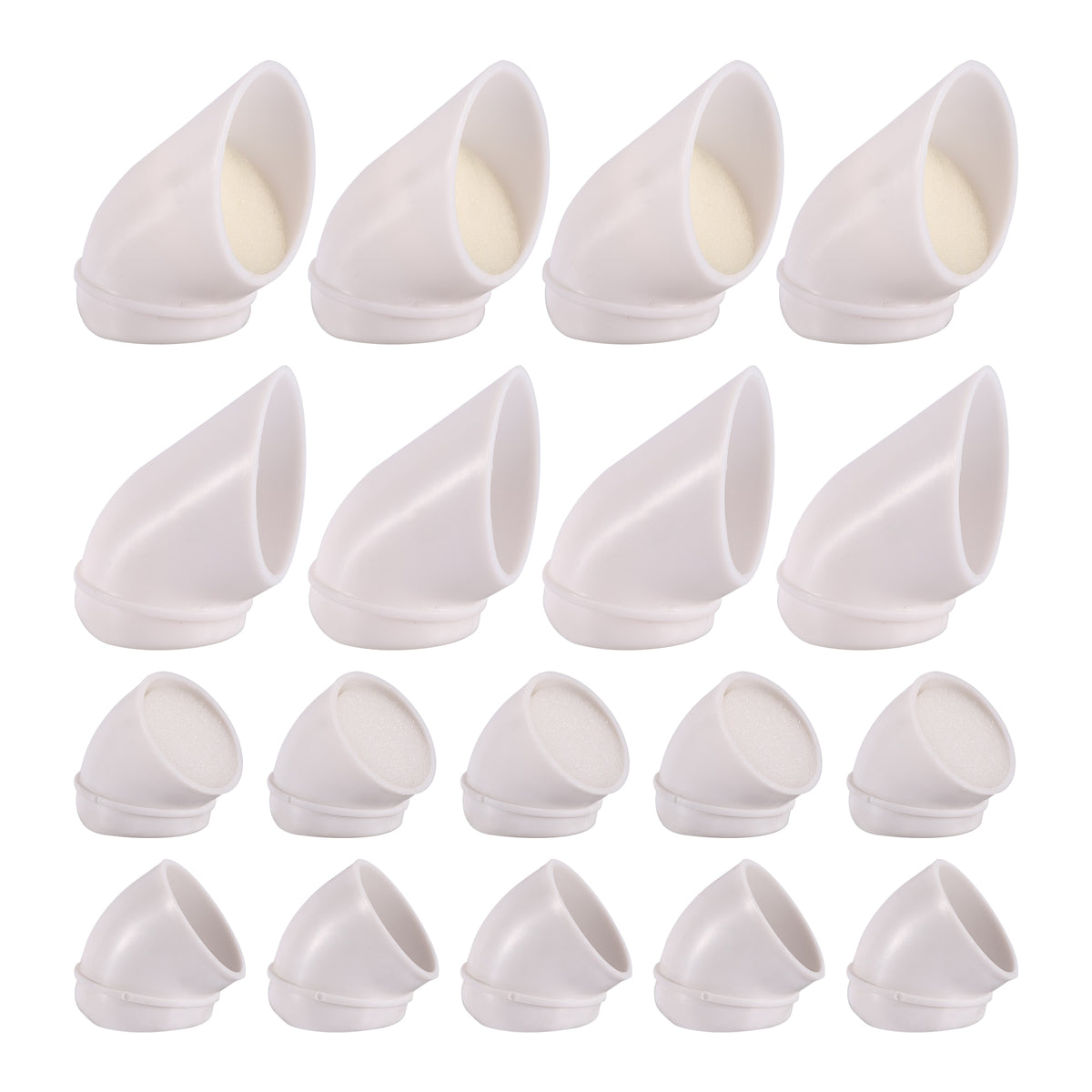 10pcs Hydroponic PVC Pot Inserts | Various Sizes & Designs