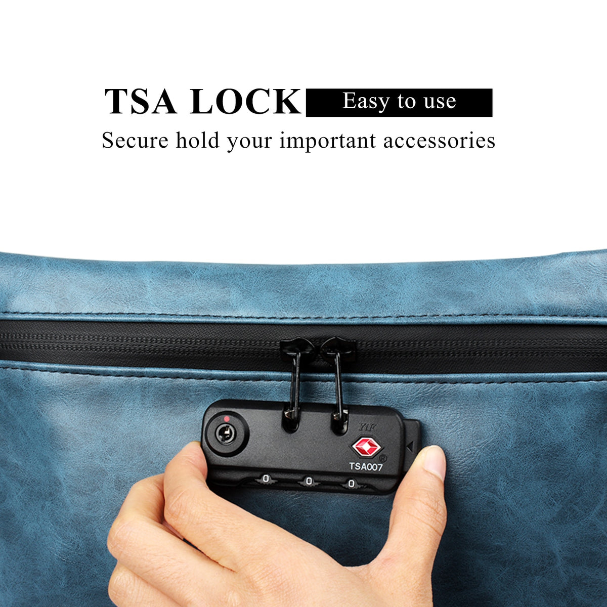 Leather Smell Proof Bag With Carbon Lining & Lock | Various Colours