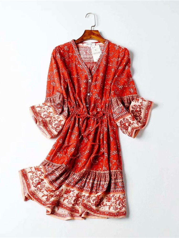 New Bohemian Summer Beach Dress | Fee Spirit | Various Colours | S-XL