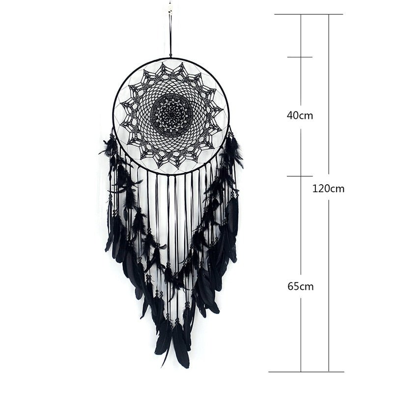 Black Bohemian Dream Catcher | 65CM