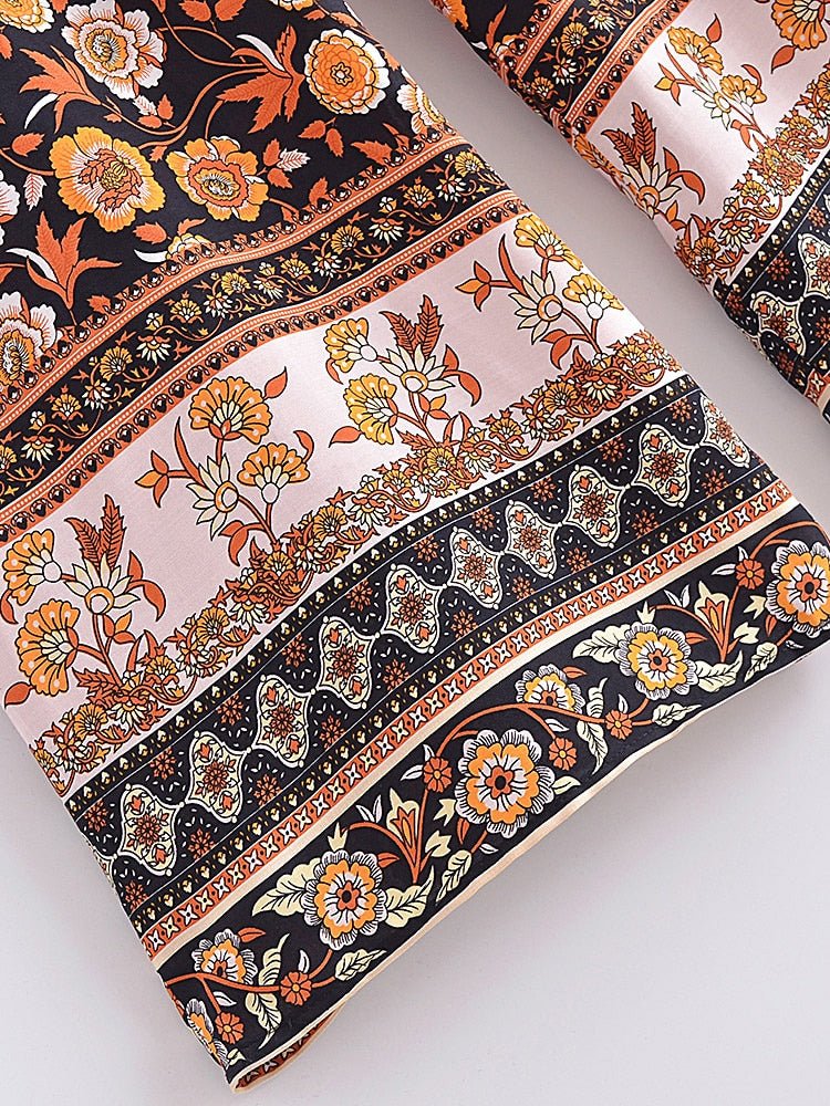 Women's Bohemian Hippie Styled Loose Long Pants | 2 Colours Available | S-L