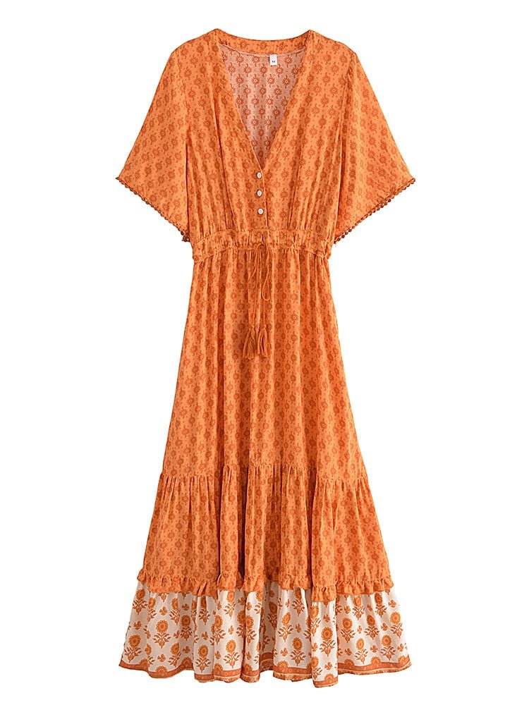 Bohemian Little Red Riding Hood Dress | S-XL | 2 Colours