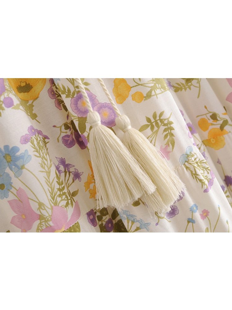 Cute Hippie Love Long Maxi Bohemian Skirt | High Waisted | S-XL