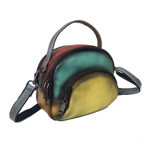 Cool Retro Styled Hippie Bag - Real Cow Leather