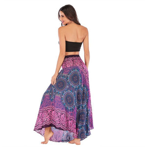 Women's Pink Versatile Bohemian Skirt Dress | Dual Purpose | Free Size