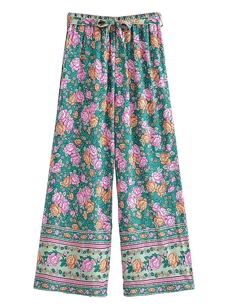 Women's Bohemian Hippie Styled Loose Long Pants | Comfortable Fit | S-L | Various Designs