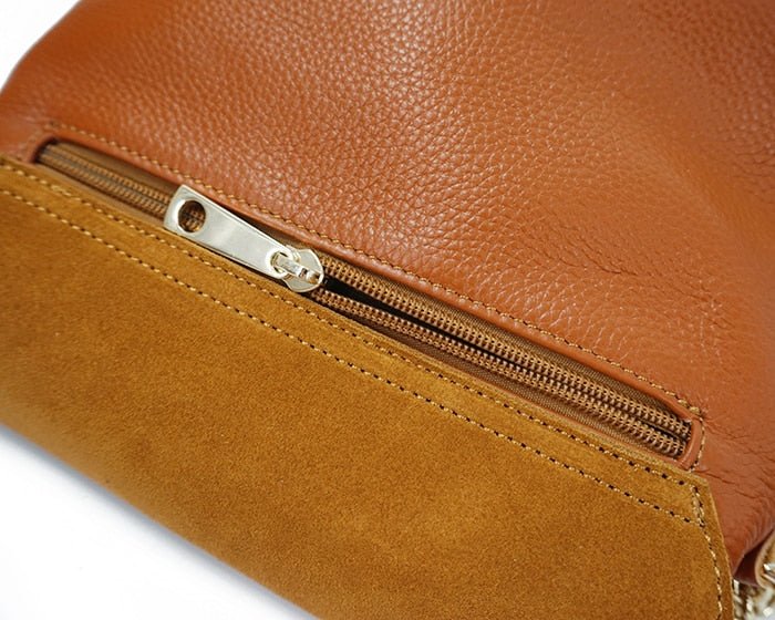 Genuine Leather Fringed Shoulder Bag - Premium Quality