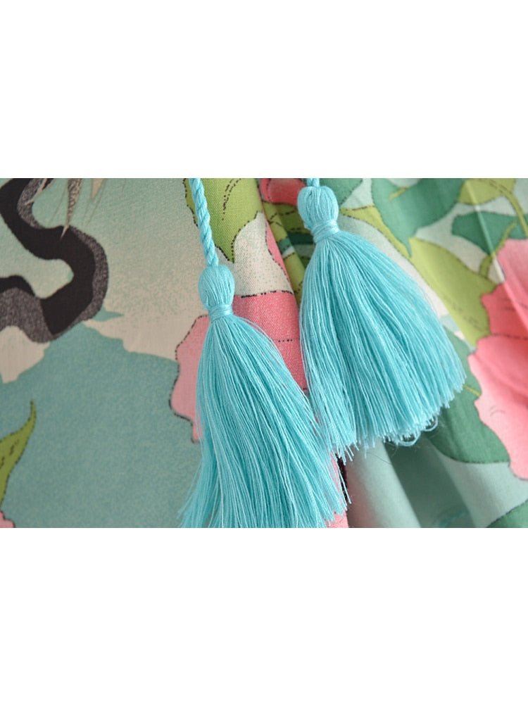 Crane Styled Bohemian Happy Shorts | Elastic Waist | S-L