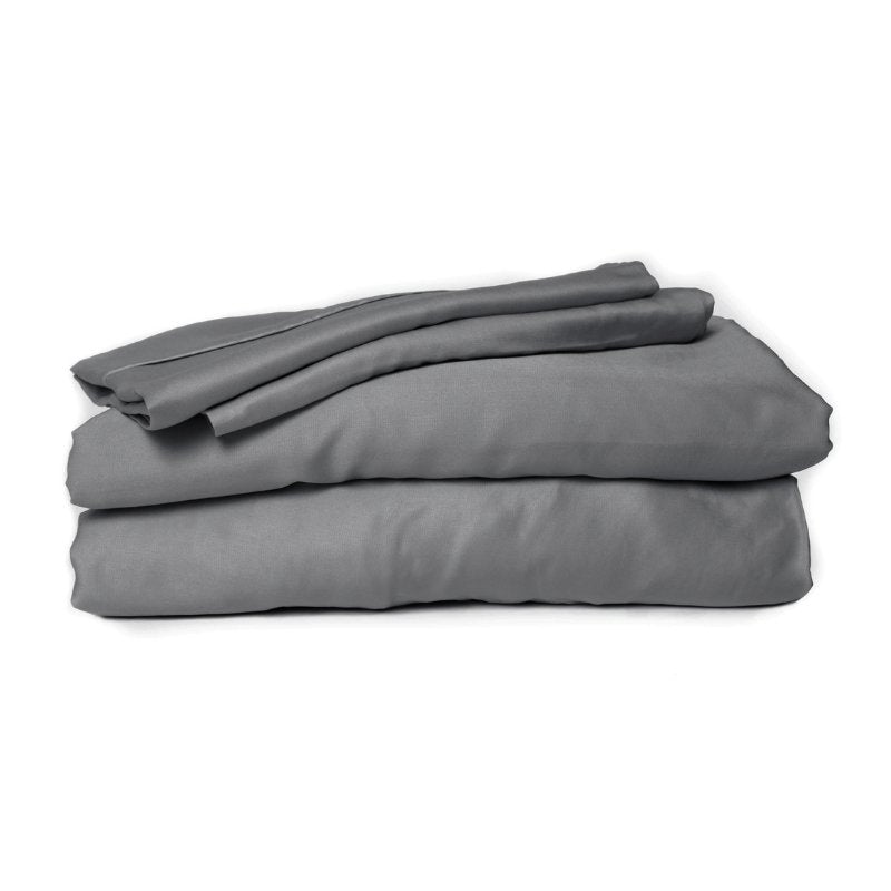 Slate Bamboo Bed Sheet Set - Queen