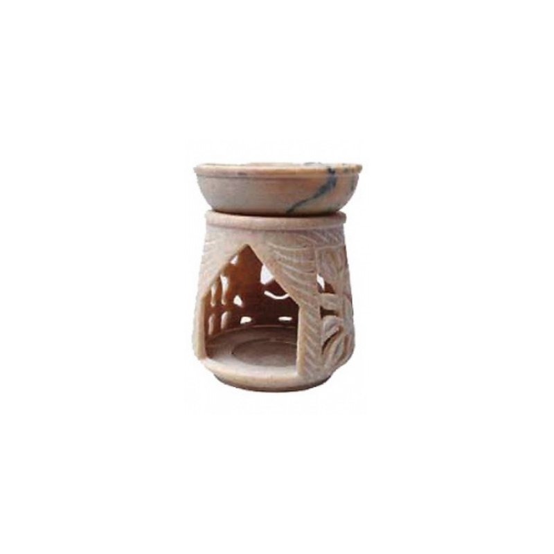 Soapstone Oil Burner - 10cm