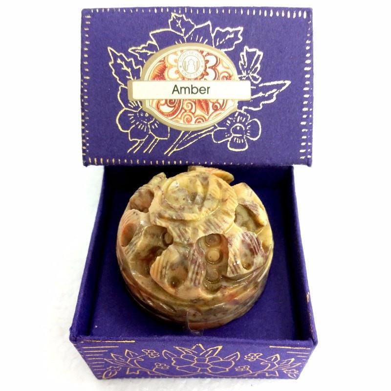 Song Of India Solid Perfume - Amber