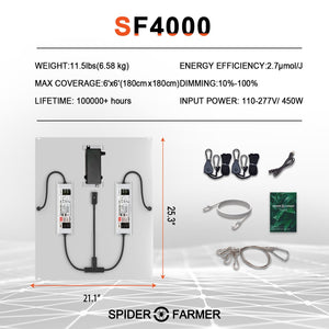 Spider Farmer LED Grow Light - SF4000