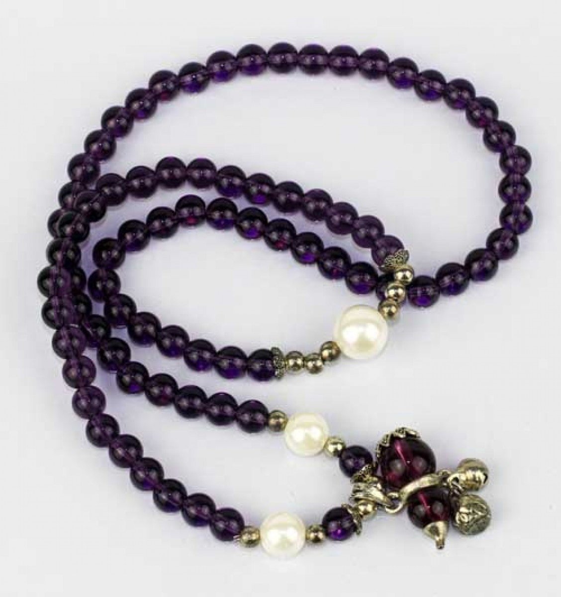 Stone Necklace Amethyst