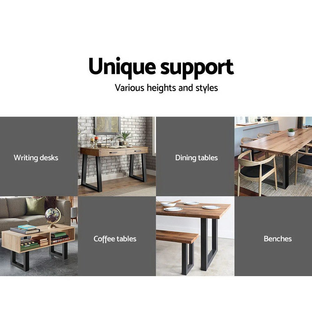 Industrial DIY Coffee Table Metal Legs - Set Of 2