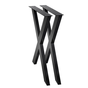 2x Metal Legs For DIY Coffee Dining Table