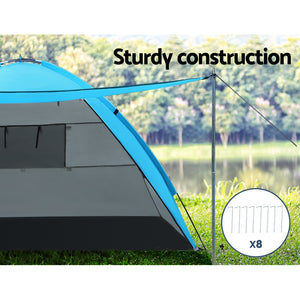 Weisshorn Camping Tent - Beach Tents Sun Shade Shelter | 2-4 Person