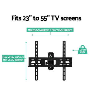 TV Wall Mount Bracket With Tilt Swivel - Suits 23 Inch To 55 Inch