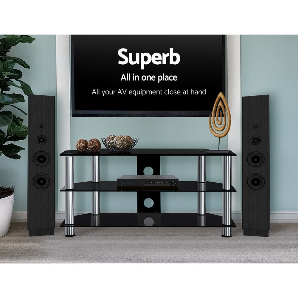 Glass 3 Tier TV Stand / Entertainment Unit