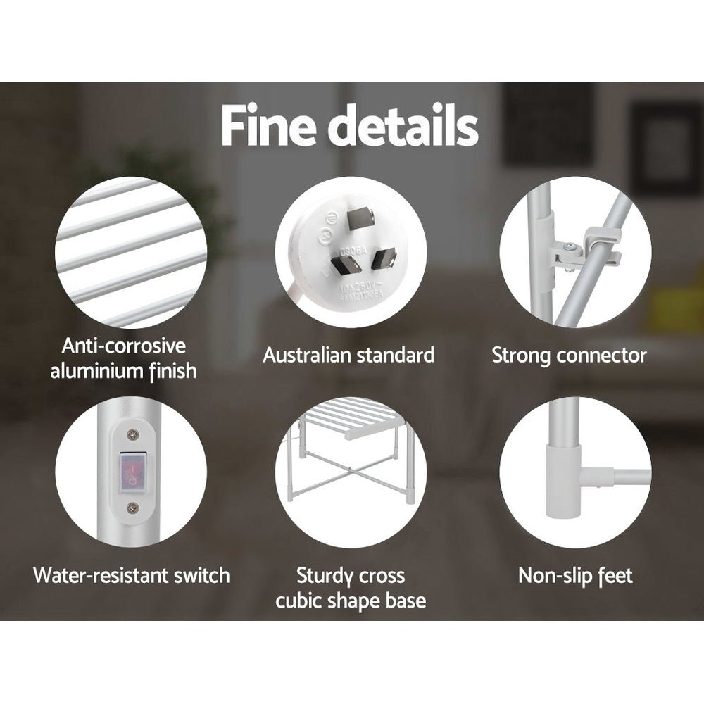 Devanti Electric Heated Towel Rail | 300W