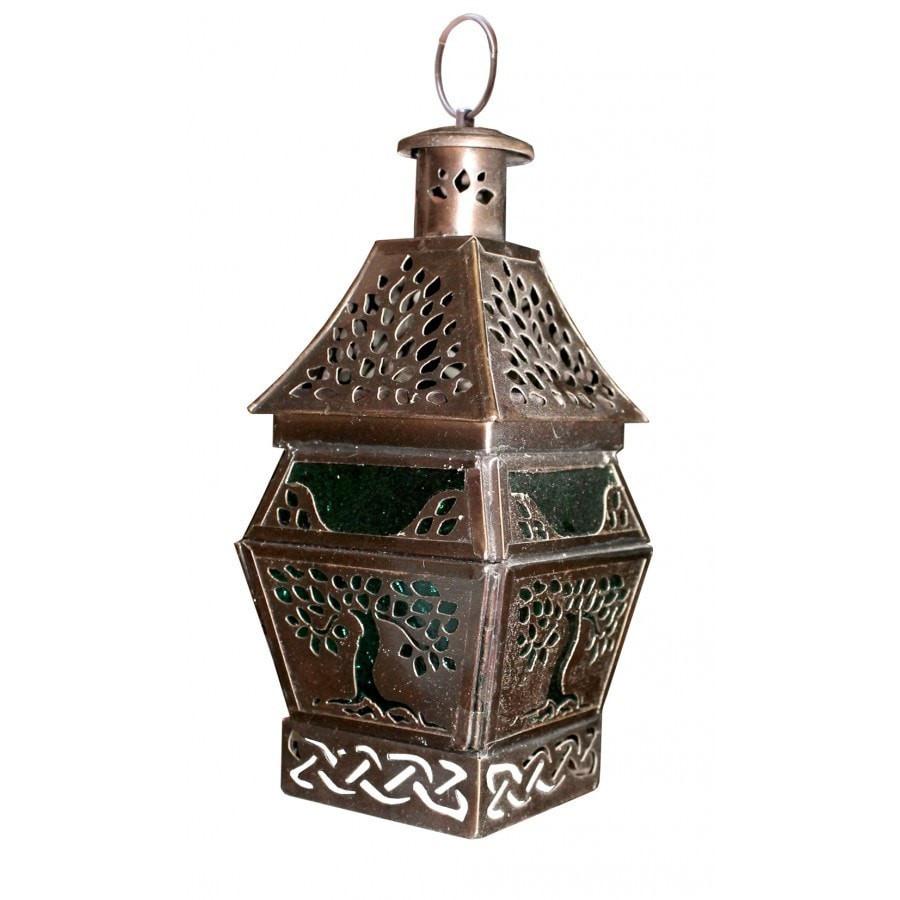 Tree of Life Copper Lantern