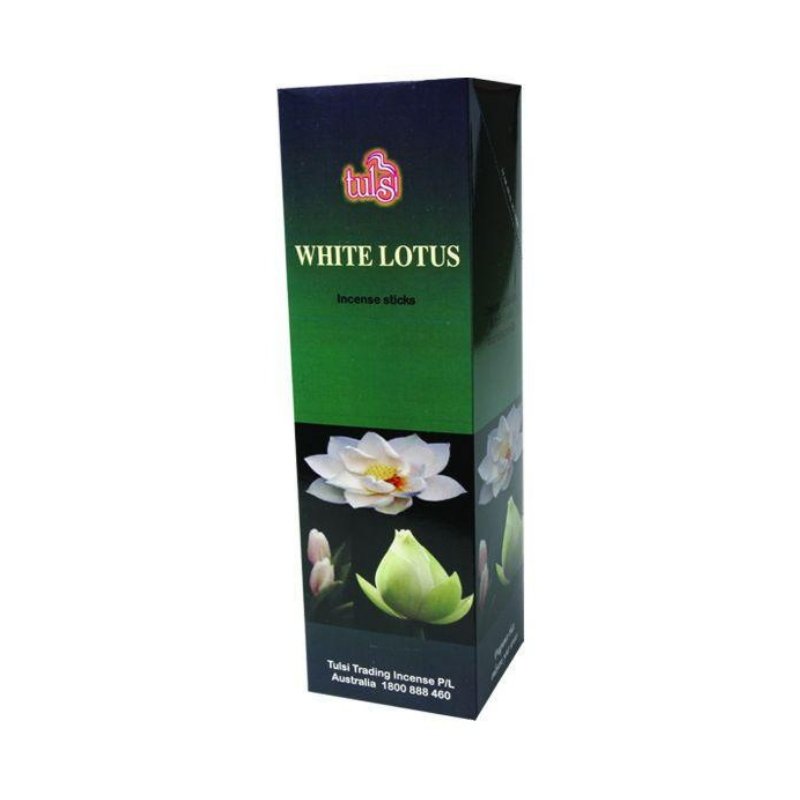 Tulsi White Lotus Incense Sticks - 6x20g