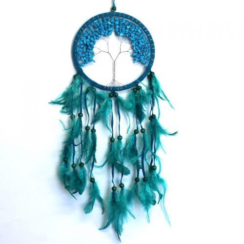Turquoise Tree Of Life Dream Catcher