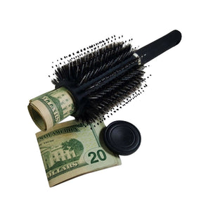 Hair Brush Comb With Hidden Compartment