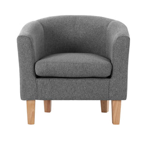 Grey Studio Fabric Styled Armchairs