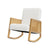 Artiss Rocking Chair | Boucle Accent, Sherpa Upholstered in White