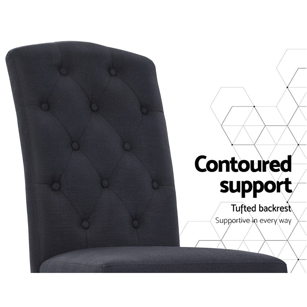 French Provincial Kitchen Dining Chairs - 2 Pack