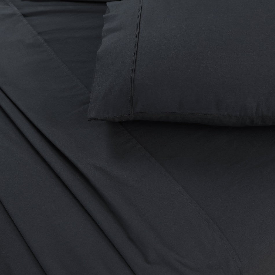 King Single Bed Sheets Set | 100% Egyptian Cotton | 500TC | Charcoal