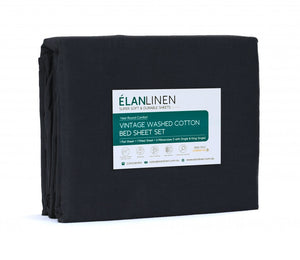 Single Bed Sheets Set | 100% Egyptian Cotton | 500TC | Charcoal