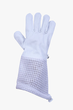 Beekeeping Bee Gloves (Goat Skin) with 3 Mesh Ventilation (L)