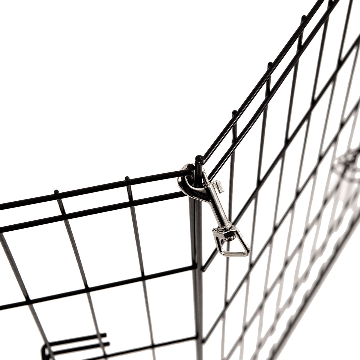 4Paws 8 Panel Playpen | Puppy Exercise Fence Cage | Black | All Sizes Available