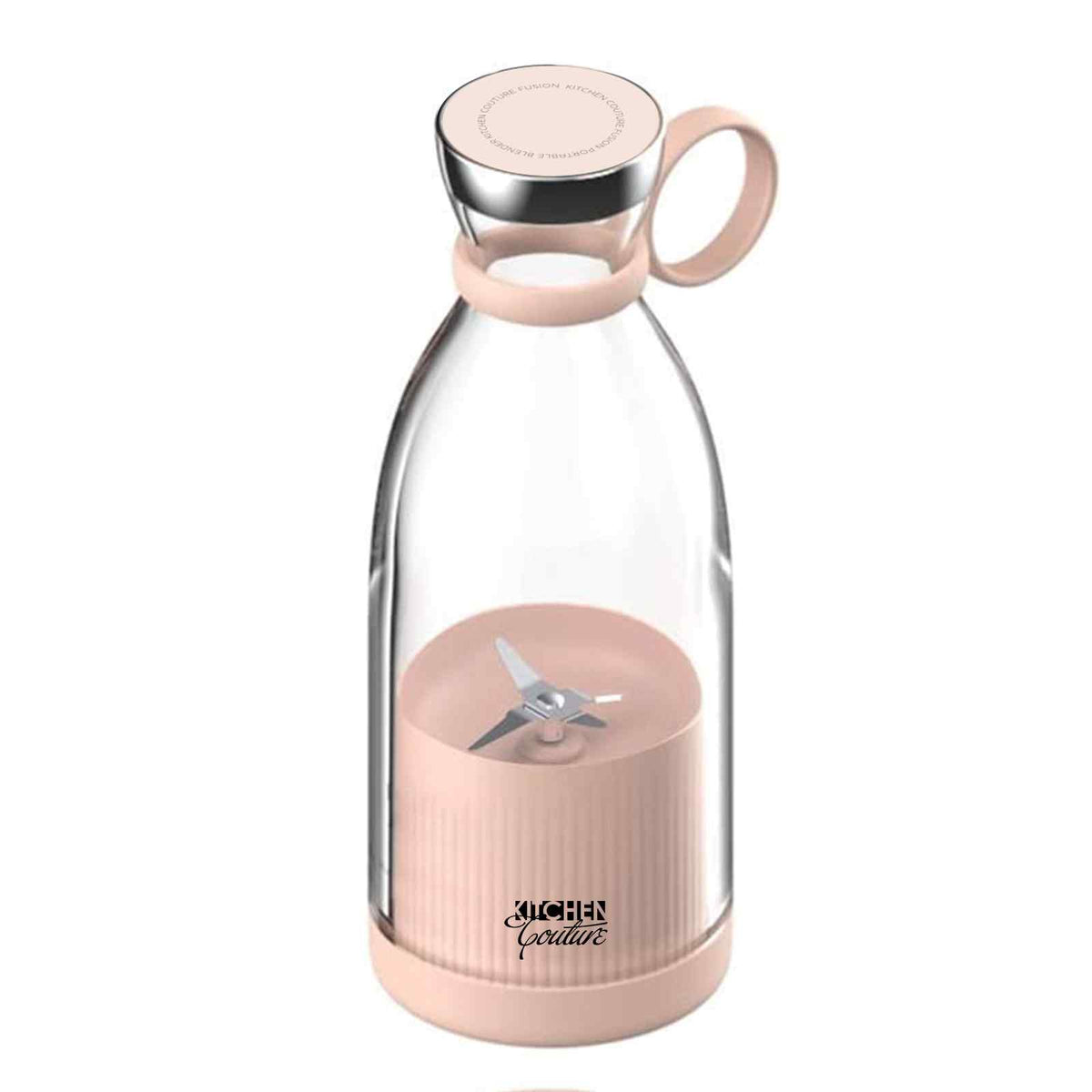 Kitchen Couture Fusion Portable Blender - Pink | Electric Hand Held Mixer Shaker Maker