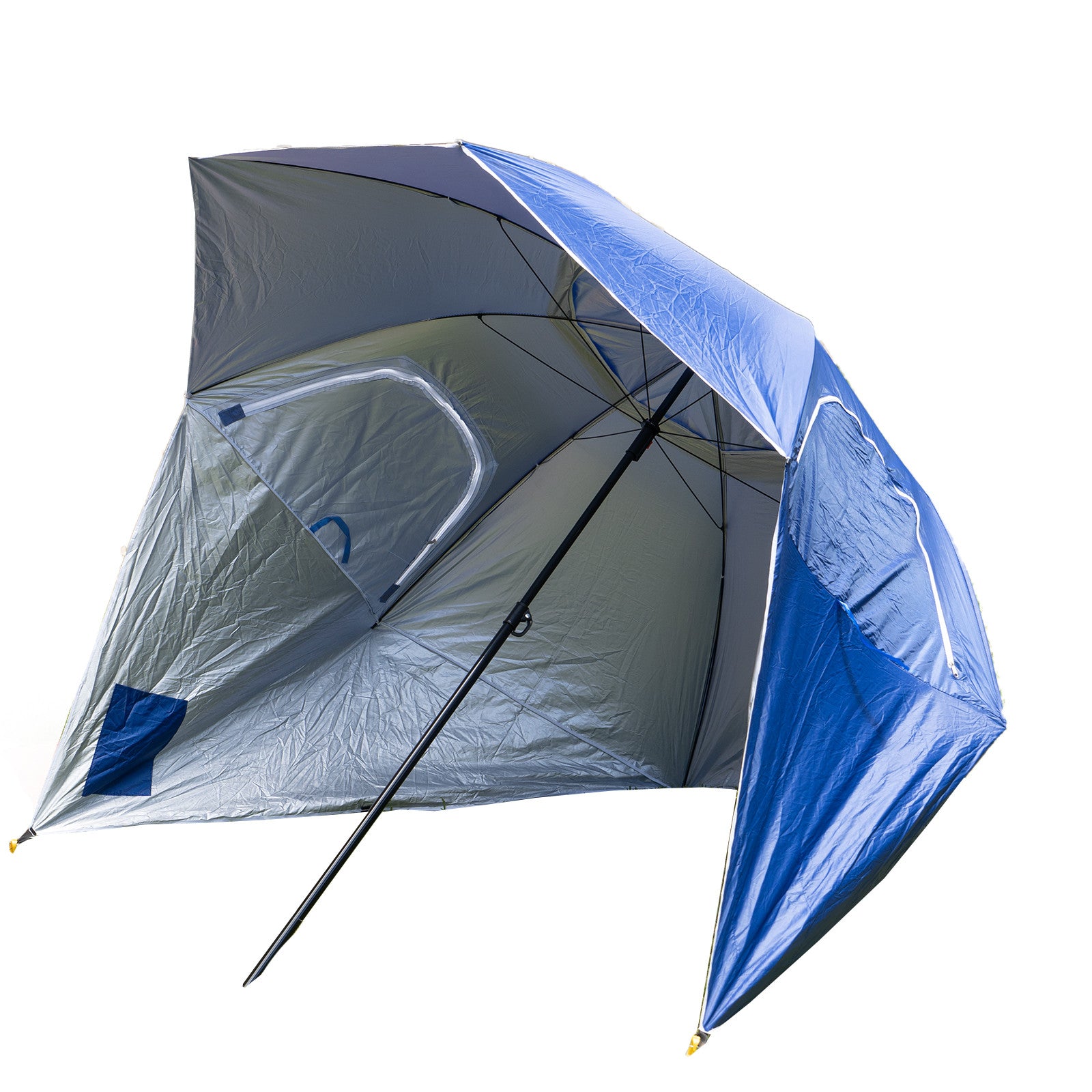 Outdoor Garden Beach Portable Shade Shelter - Blue | Havana Outdoors Beach Umbrella 2.4M