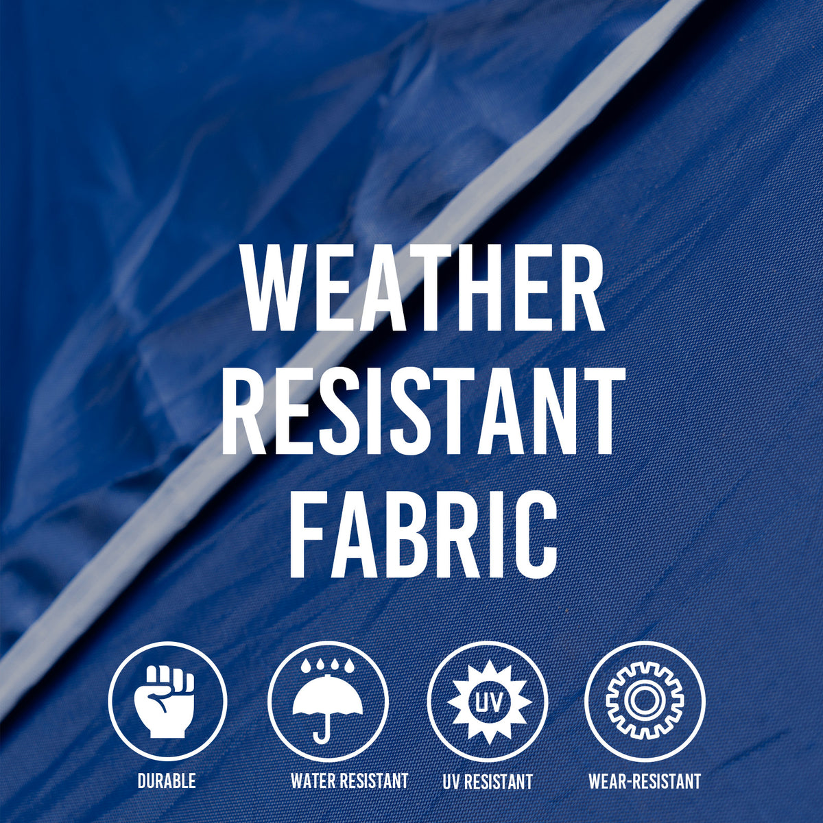 Outdoor Garden Beach Portable Shade Shelter - Blue | Havana Outdoors Beach Umbrella 2.4M