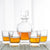 Oval Whiskey Decanter Bottle Set | Novare Whiskey Glasses