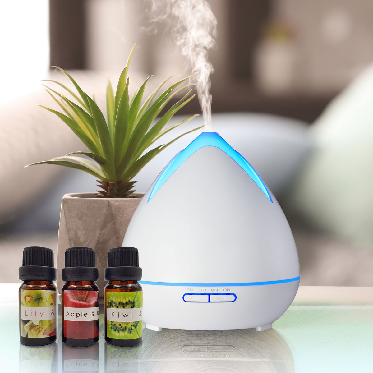 White Aromatherapy Diffuser - 400ml